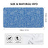 Bath Towel - Nautical Print in Cobalt