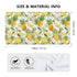 Bath Towel - Pineapples & Plumeria (White)