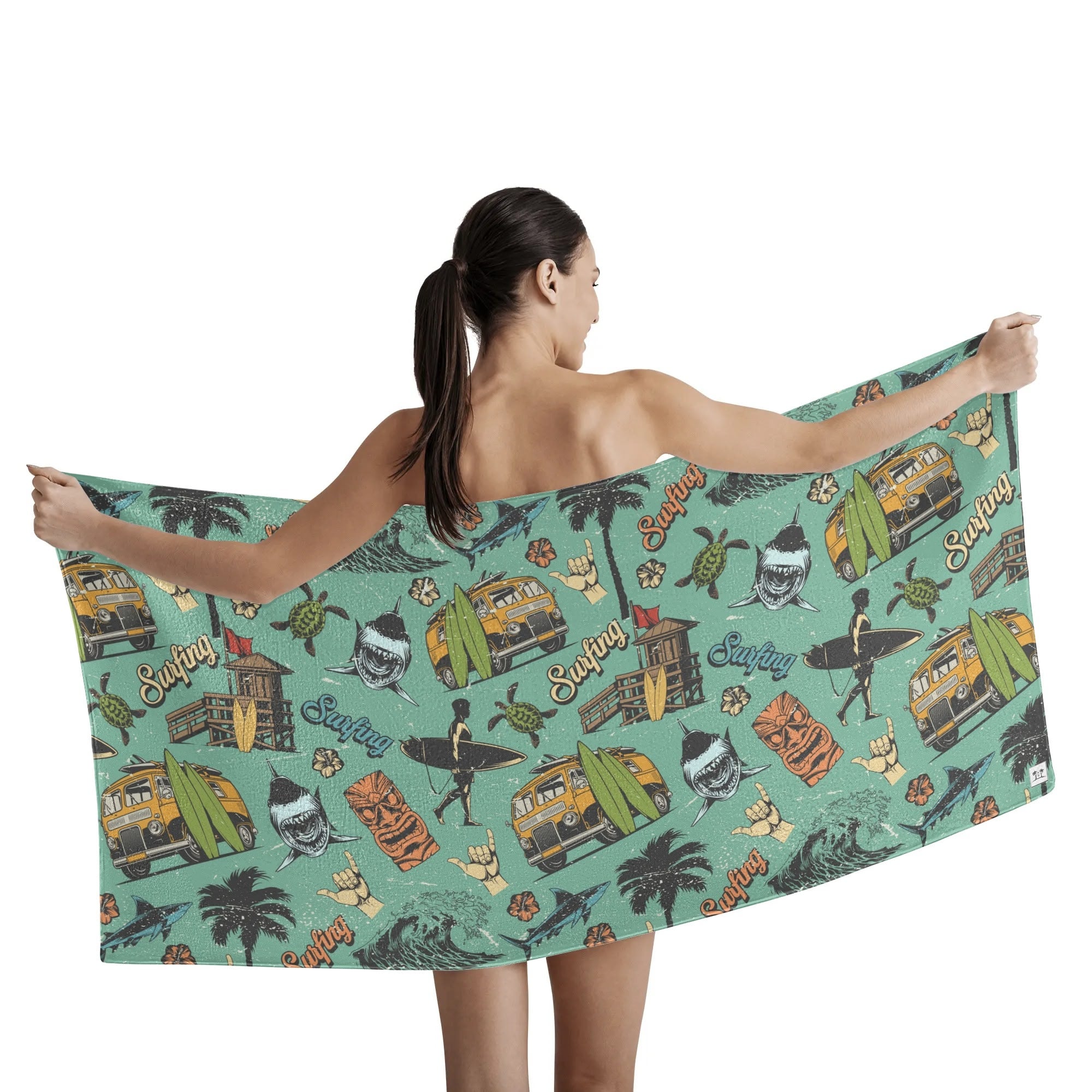 Bath Towel - Surf Culture