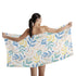 Bath Towel - Botanicals in Blue