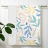 Bath Towel - Botanicals in Blue