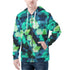 Men's Allover Print Zip-Up Hoodie - Netrunner