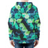 Men's Allover Print Zip-Up Hoodie - Netrunner