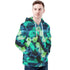 Men's Allover Print Zip-Up Hoodie - Netrunner