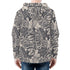 Men's Allover Print Zip-Up Hoodie - Tattoo