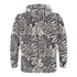 Men's Allover Print Zip-Up Hoodie - Tattoo