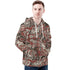 Men's Allover Print Zip-Up Hoodie - Dragon