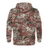 Men's Allover Print Zip-Up Hoodie - Dragon