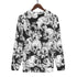 Men's Allover Print Zip-Up Hoodie - Mortus