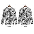 Men's Allover Print Zip-Up Hoodie - Mortus