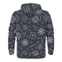 Men's Allover Print Zip-Up Hoodie - Vikingskagr