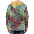 Men's Allover Print Zip-Up Hoodie - Runes (Yellow)