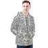 Men's Allover Print Zip-Up Hoodie - Steampunk