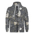 Men's Allover Print Zip-Up Hoodie - Blackbeard's Ghost