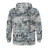 Men's Allover Print Zip-Up Hoodie - Urban Grunge