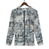 Men's Allover Print Zip-Up Hoodie - Urban Grunge