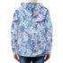 Men's Allover Print Zip-Up Hoodie - Fingerprints