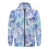 Men's Allover Print Zip-Up Hoodie - Fingerprints