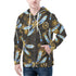 Men's Allover Print Zip-Up Hoodie - Clockwork Wings