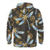 Men's Allover Print Zip-Up Hoodie - Clockwork Wings