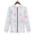 Women's Allover Print Zip-Up Hoodie - Floral Medley