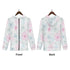 Women's Allover Print Zip-Up Hoodie - Floral Medley