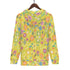 Women's Allover Print Zip-Up Hoodie - Bohemian Blossoms