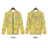 Women's Allover Print Zip-Up Hoodie - Bohemian Blossoms