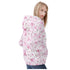 Women's Allover Print Zip-Up Hoodie - Cherry Blossoms