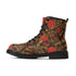 Men's Black Outsole Leather Boots - Crimson Sky