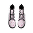 Women's Black Outsole Leather Boots - Cherry Blossoms