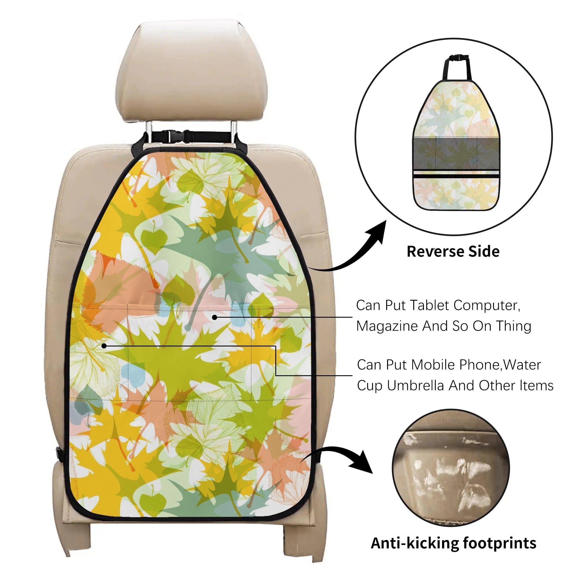 Car Back Seat Organizer - Fall Foliage