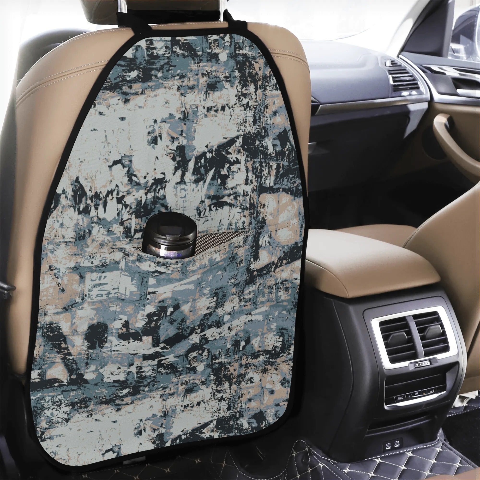 Car Back Seat Organizer - Urban Grunge