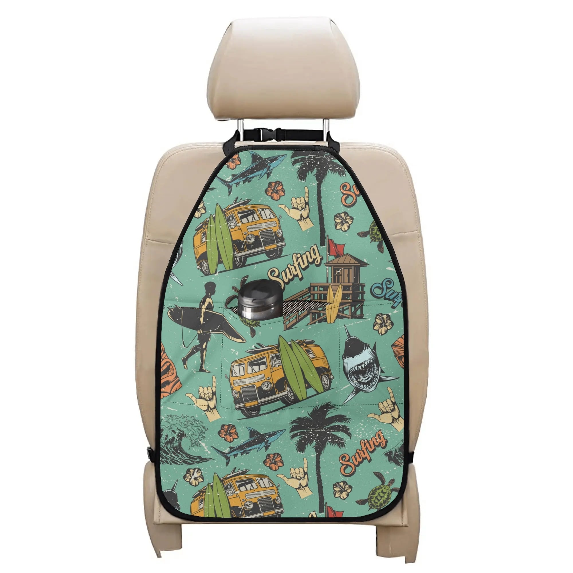 Car Back Seat Organizer - Surf Culture