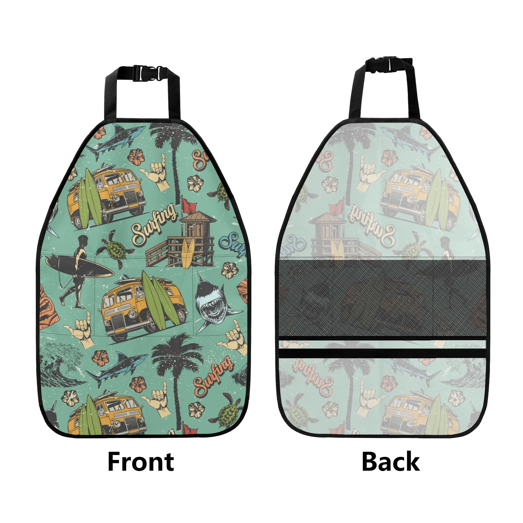 Car Back Seat Organizer - Surf Culture