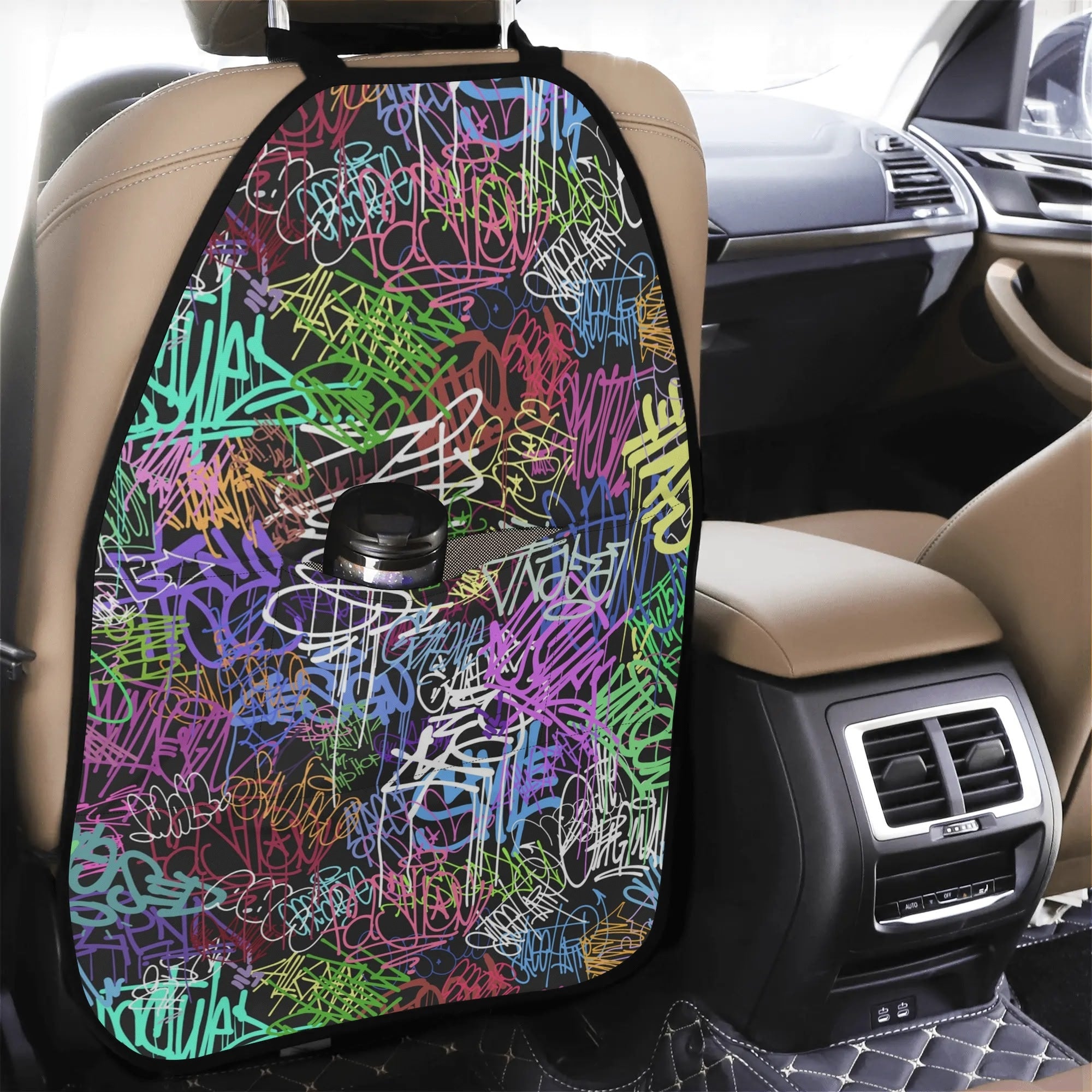 Car Back Seat Organizer - Graffiti