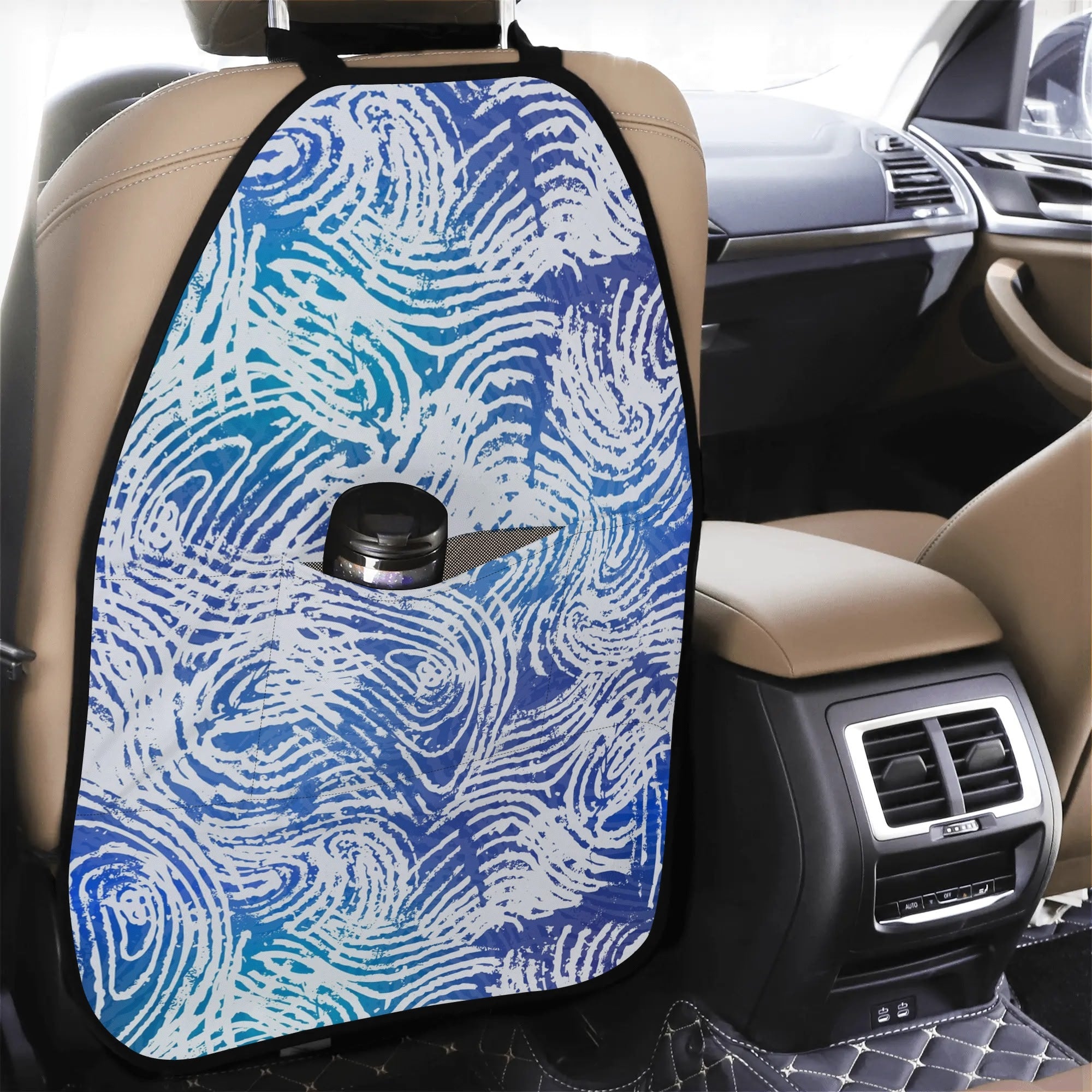 Car Back Seat Organizer - Fingerprints