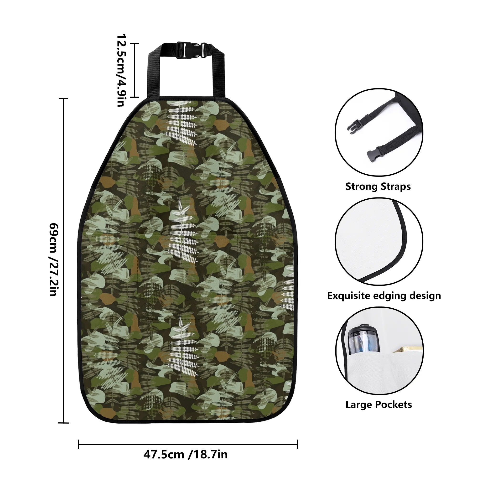 Car Back Seat Organizer - Forest Ferns