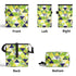 300D Hanging Trash Container/Storage Bag -  Tropical Triangles