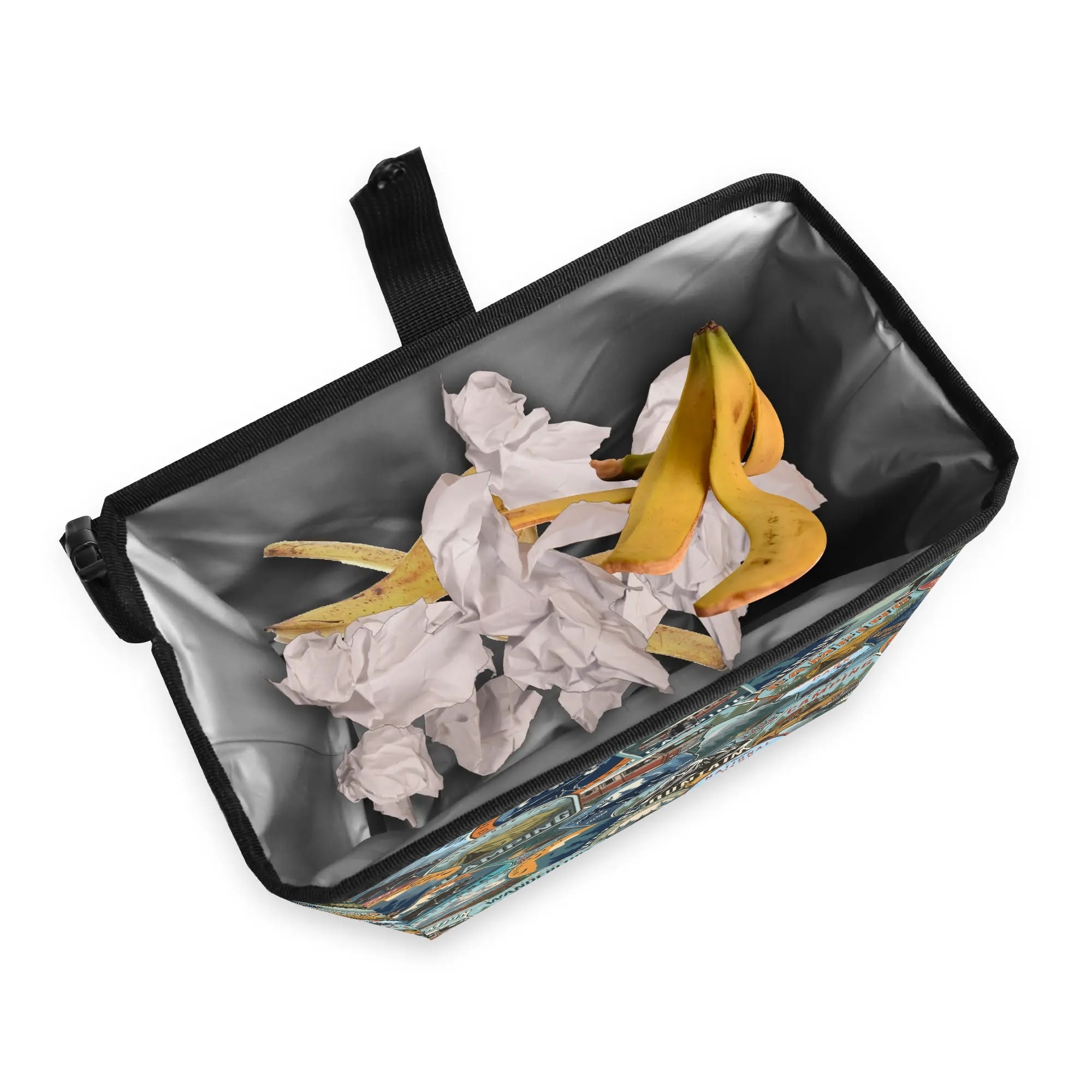 300D Hanging Trash Container/Storage Bag -  Wanderlust