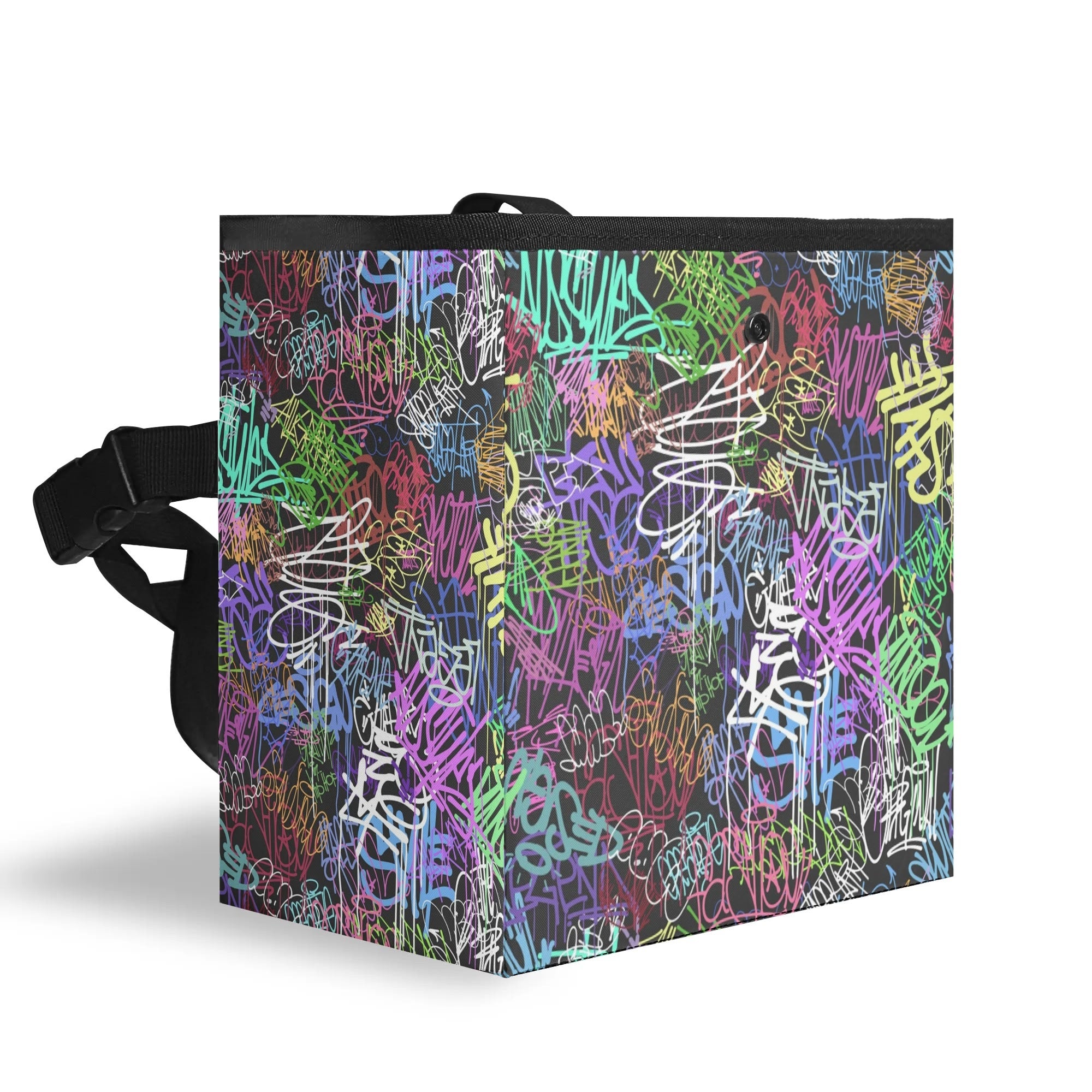 300D Hanging Trash Container/Storage Bag -  Graffiti