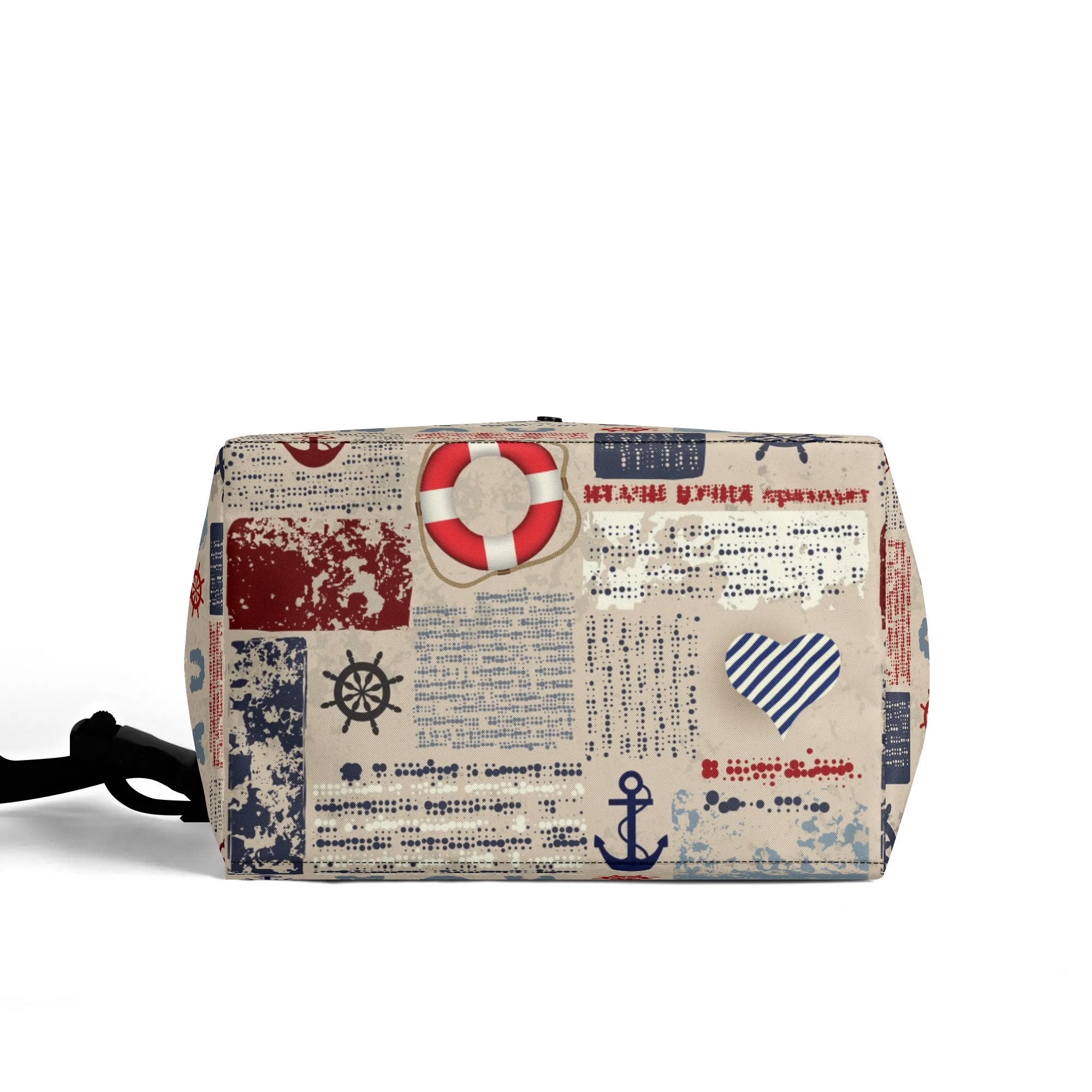 300D Hanging Trash Container/Storage Bag -  Nautical