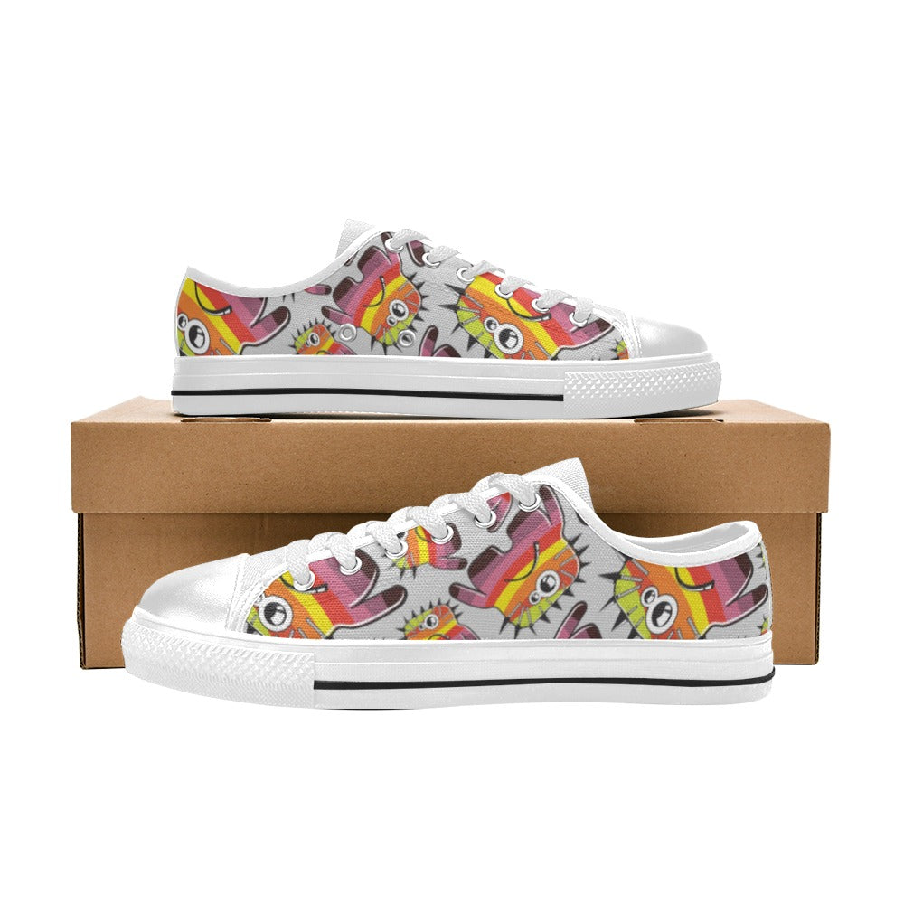 Kid's Low Top Canvas Shoes - Spike