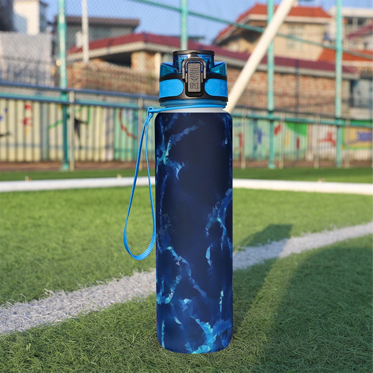 Botella de agua deportiva con filtro de 32 oz - Eléctrica