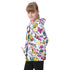 Kid's Heavy Fleece Zip Up Hoodie - Graffiti