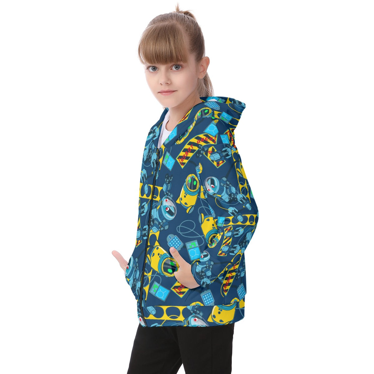 Kid's Heavy Fleece Zip Up Hoodie - Assembly Line