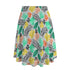 Printed Maxi Skirt with Pockets - Tropical Print in Citrus