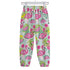 Kid's 310GSM Cotton Sweatpants - Flamingo Summer