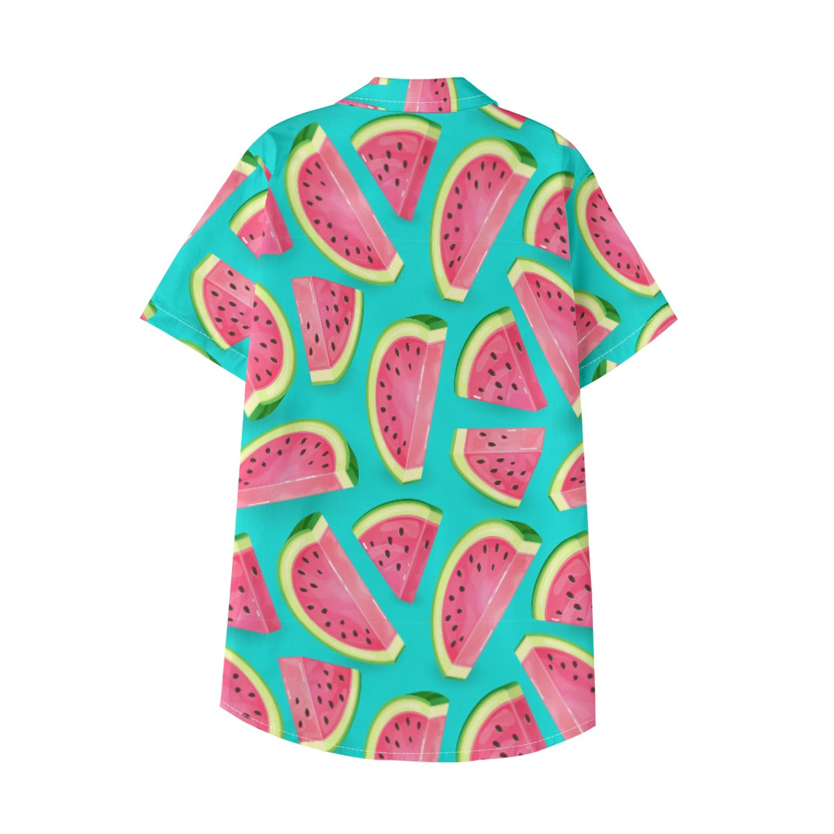 Kid's 115GSM Cotton Poplin Hawaiian Shirt - Slice of Summer