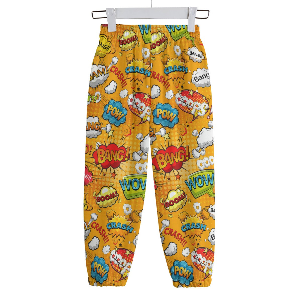 Kid's 310GSM Cotton Sweatpants - Comic Book Chaos